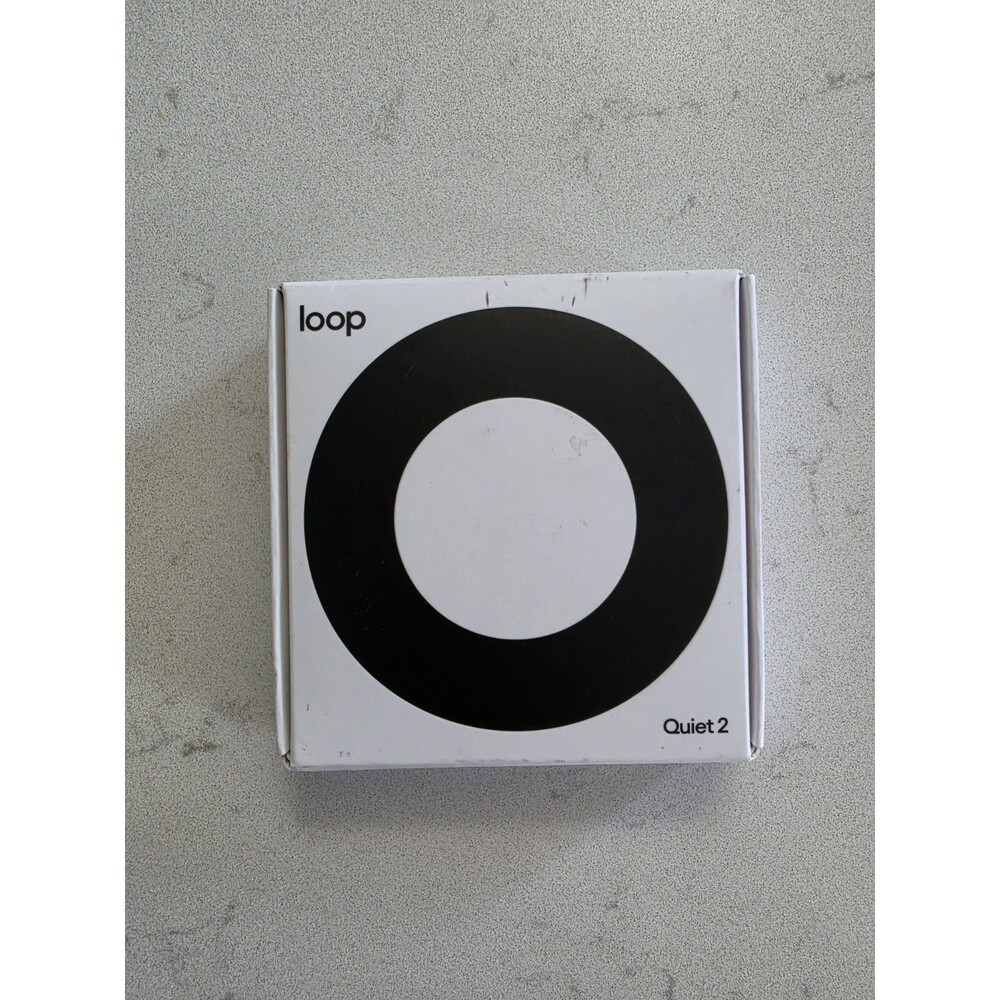 Loop Quiet 2 Ear Plugs Black Noise Reducing Earplugs SNR 24dB
